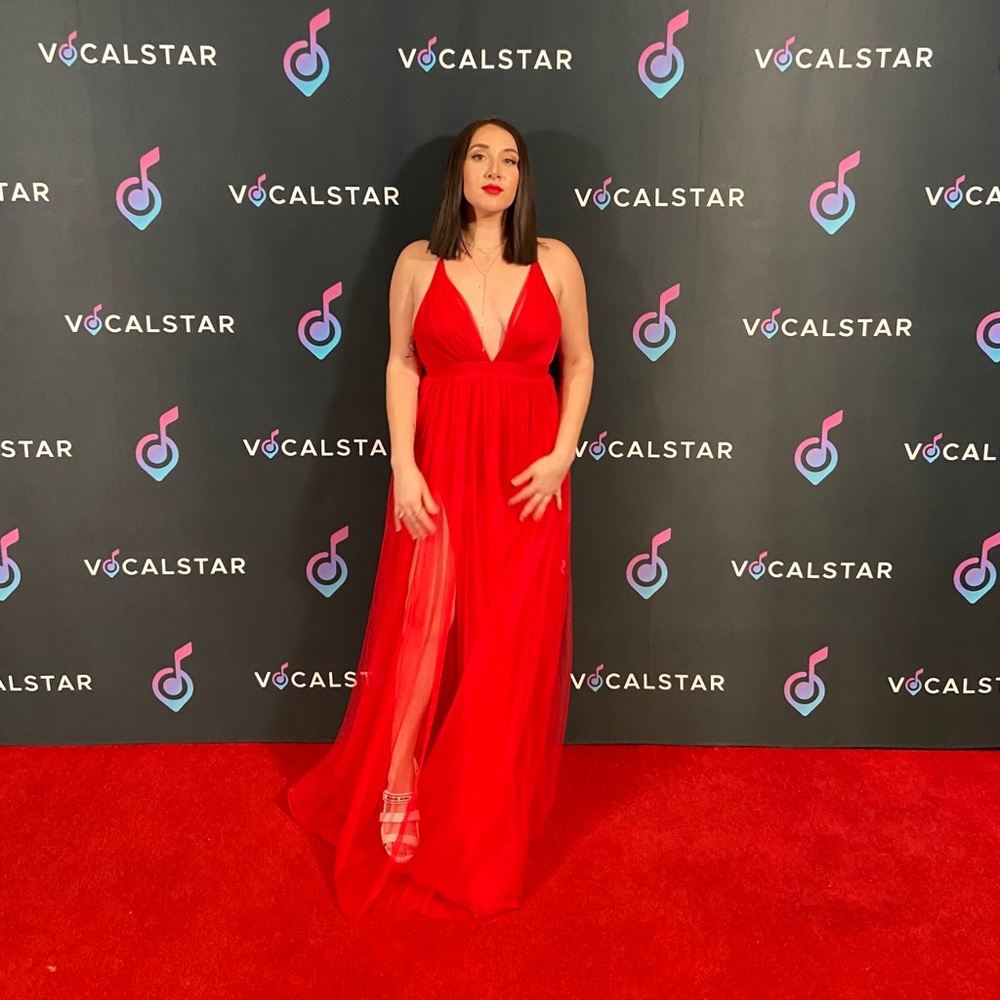 Red Ball Gown